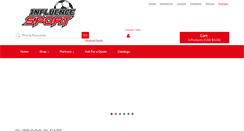 Desktop Screenshot of influencesport.com
